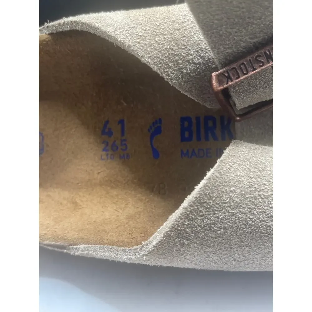 Birkenstock Women's Arizona Suede Sandals Size 41EU - Picture 8 of 9